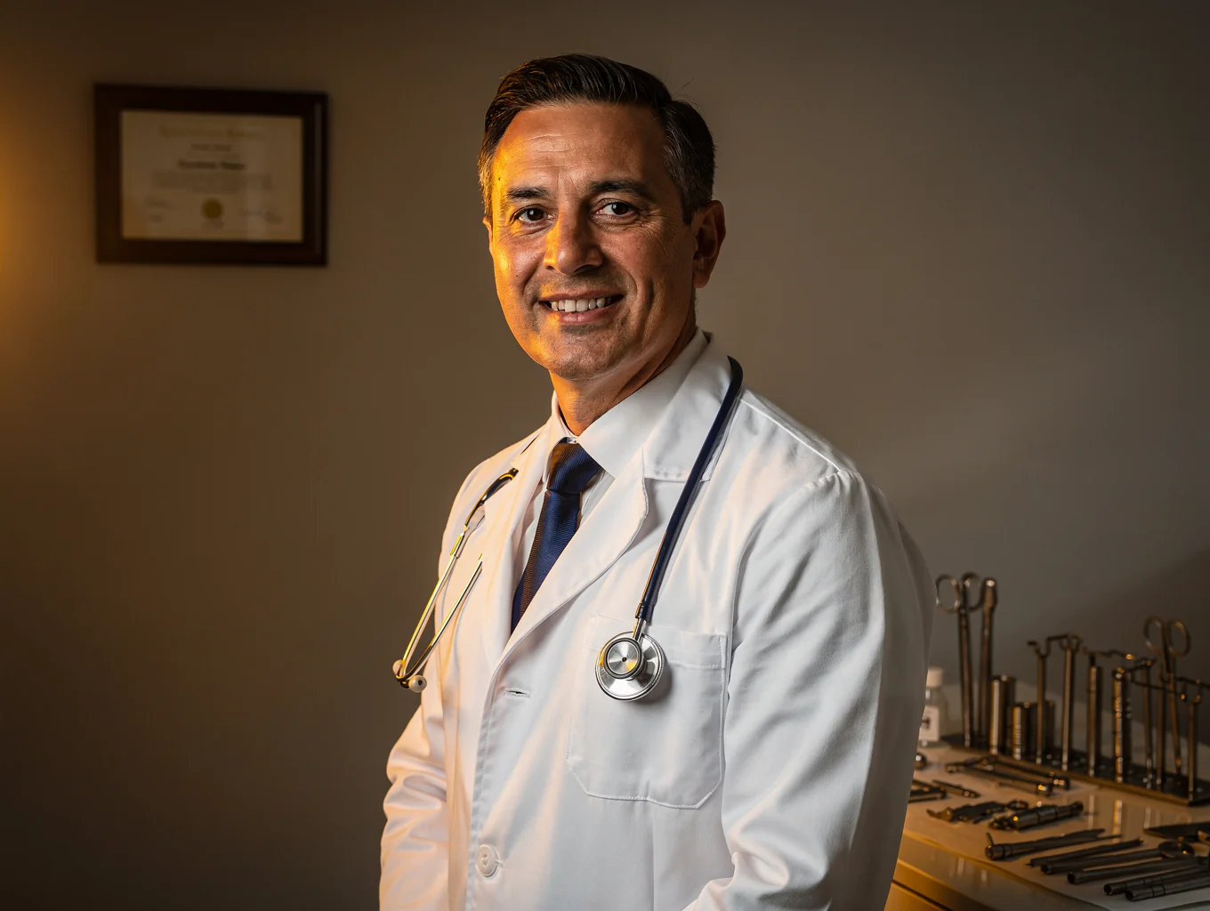 Doctor Alexys Francisco Marqués Plaza en consulta